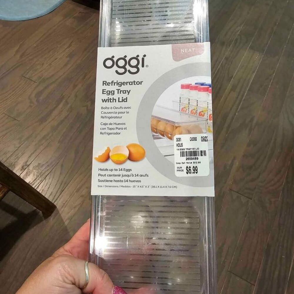 Refrigerator Egg Tray with Lid